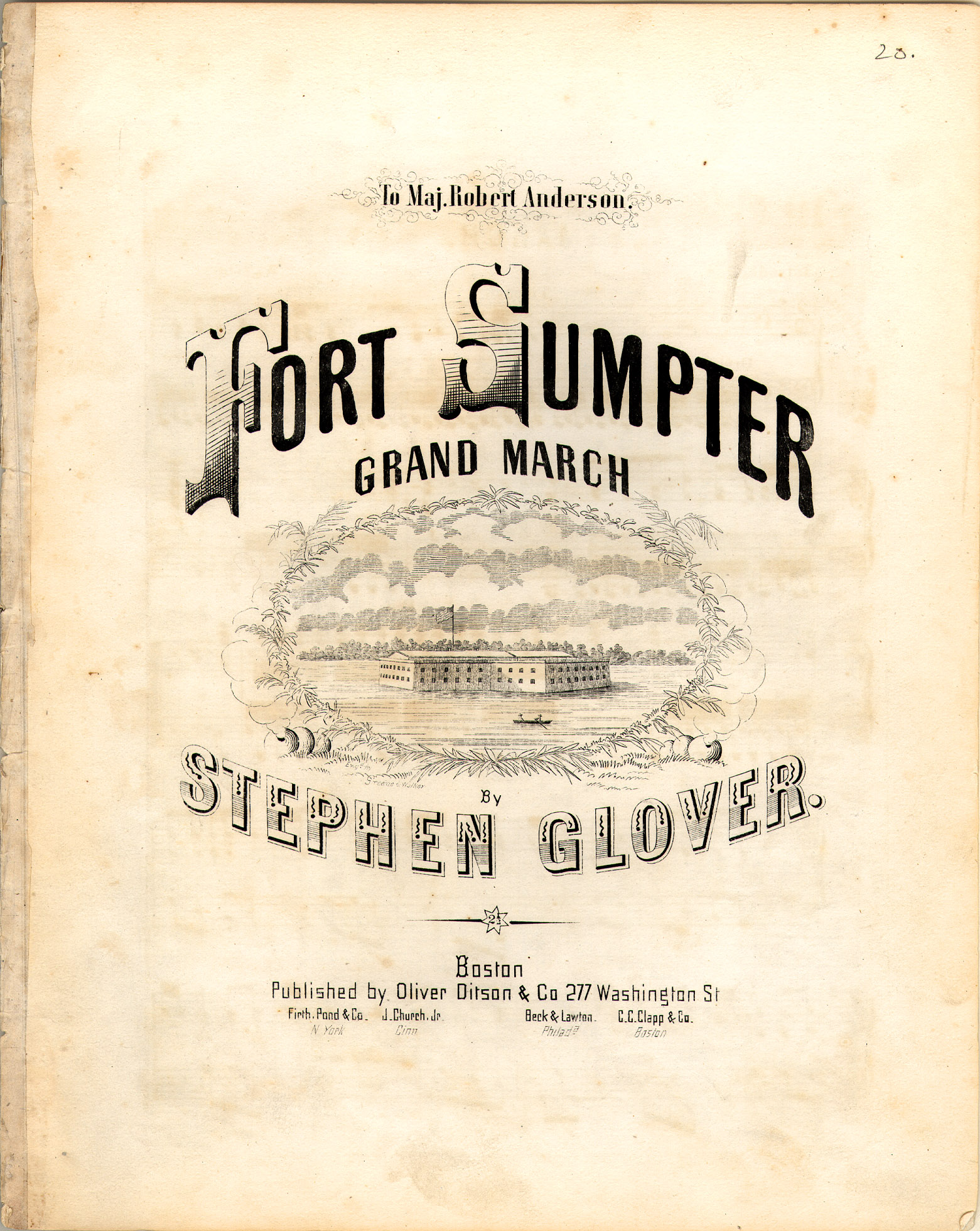 150dpi JPEG image of: Fort Sumpter grand march
