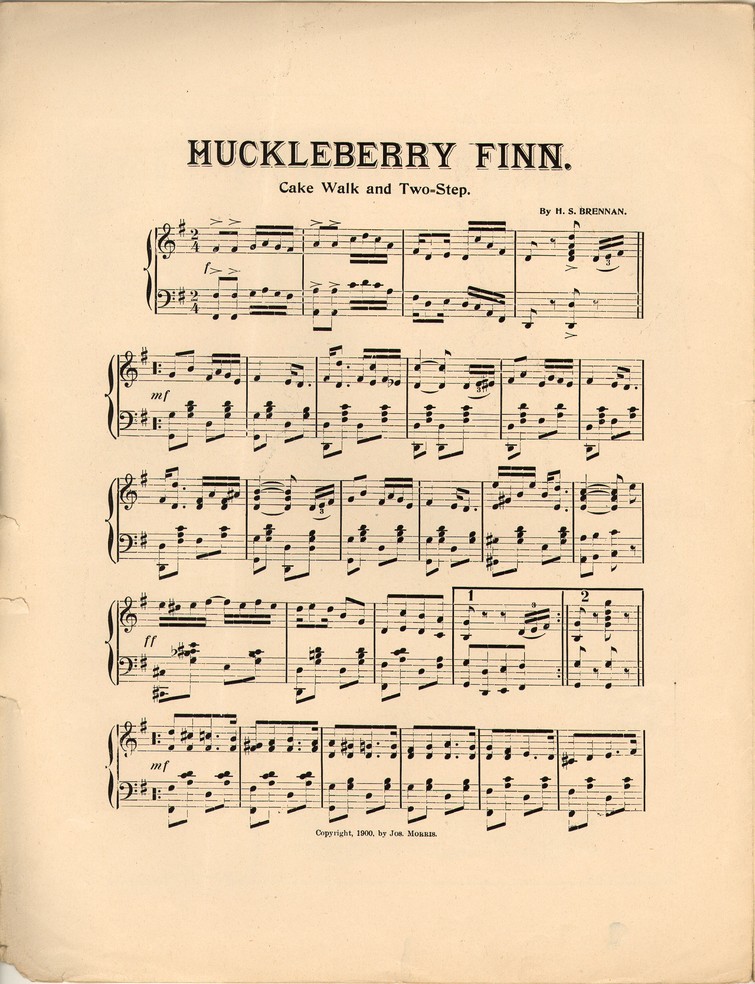 72dpi JPEG image of: Huckleberry Finn cake walk; Two-step