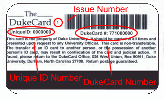 Library Card Number | Duke University Libraries
