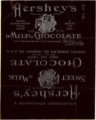 Hershey's Sweet Milk Chocolate [Emergence of Advertising in America ...