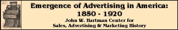 EAA, John W. Hartman Center for Sales, Advertising, and Marketing History, Rare Book, Manuscript, and Special Collections Library, Duke University