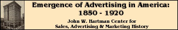 EAA, John W. Hartman Center for Sales, Advertising, and Marketing History, Rare Book, Manuscript, and Special Collections Library, Duke University