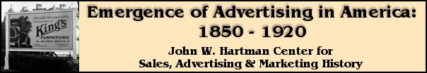 EAA, John W. Hartman Center for Sales, Advertising, and Marketing History, Rare Book, Manuscript, and Special Collections Library, Duke University