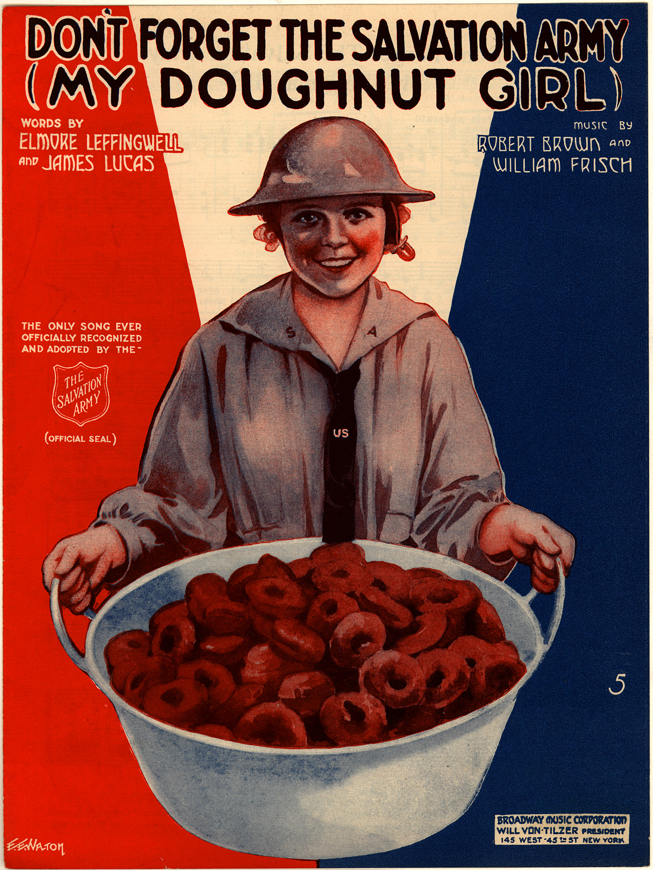 150dpi JPEG image of: Don't forget the Salvation Army; My doughnut girl