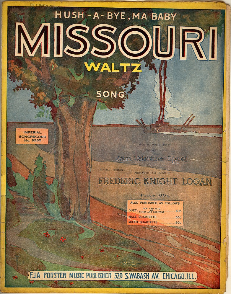 72dpi JPEG image of: Hush-a-bye, ma baby; Missouri waltz