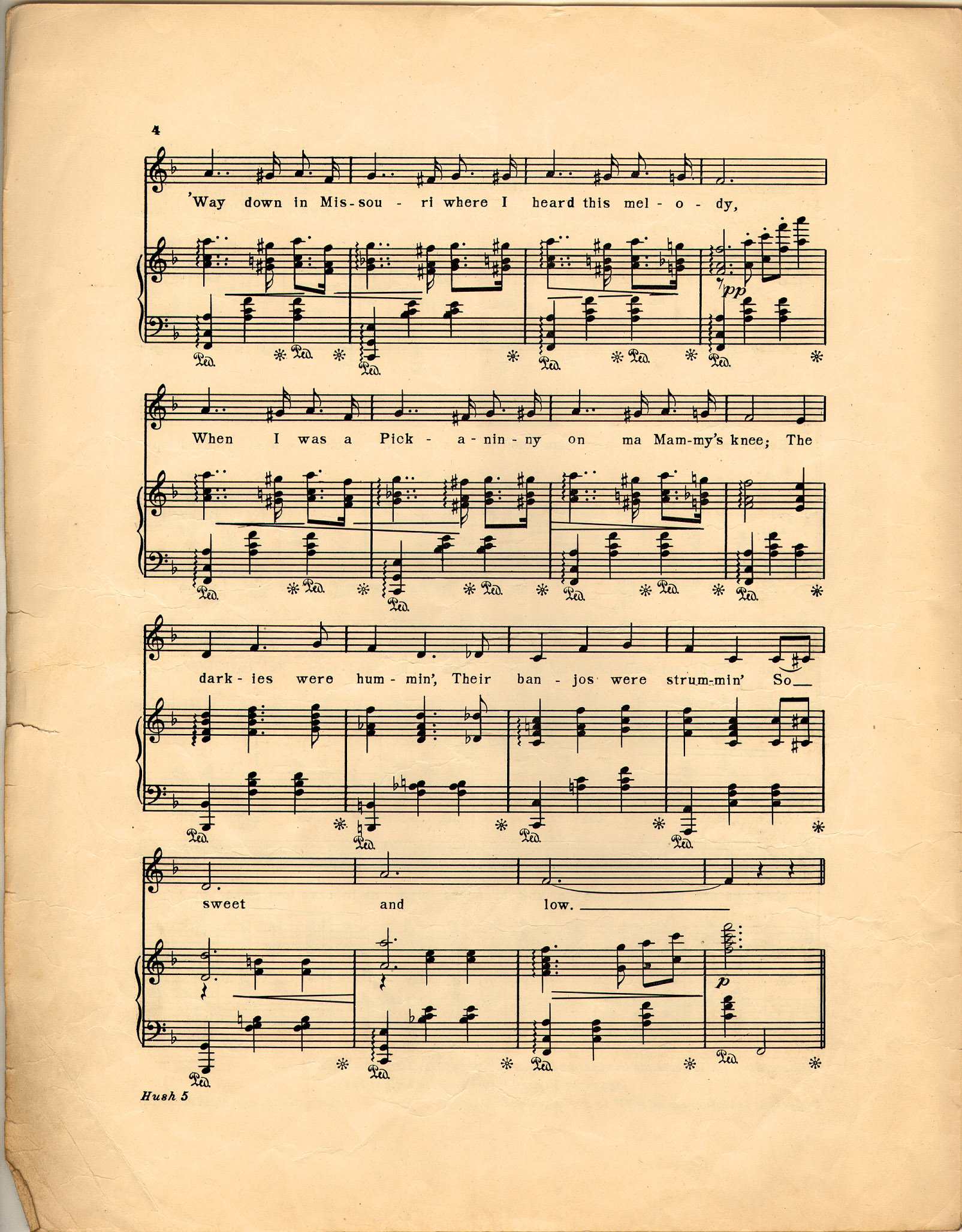 150dpi JPEG image of: Hush-a-bye, ma baby; Missouri waltz