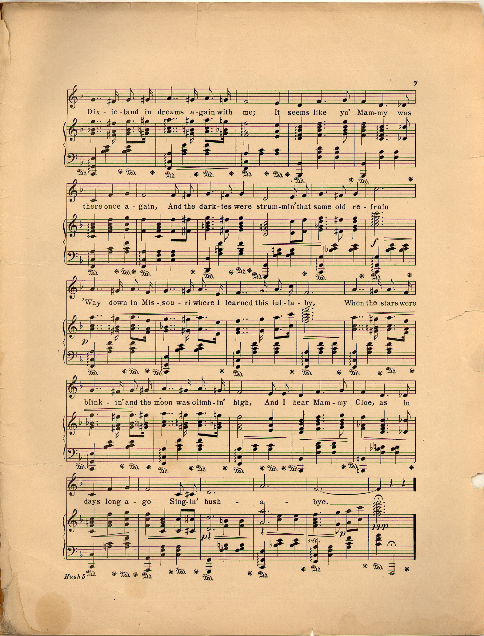 150dpi JPEG image of: Hush-a-bye, ma baby; Missouri waltz