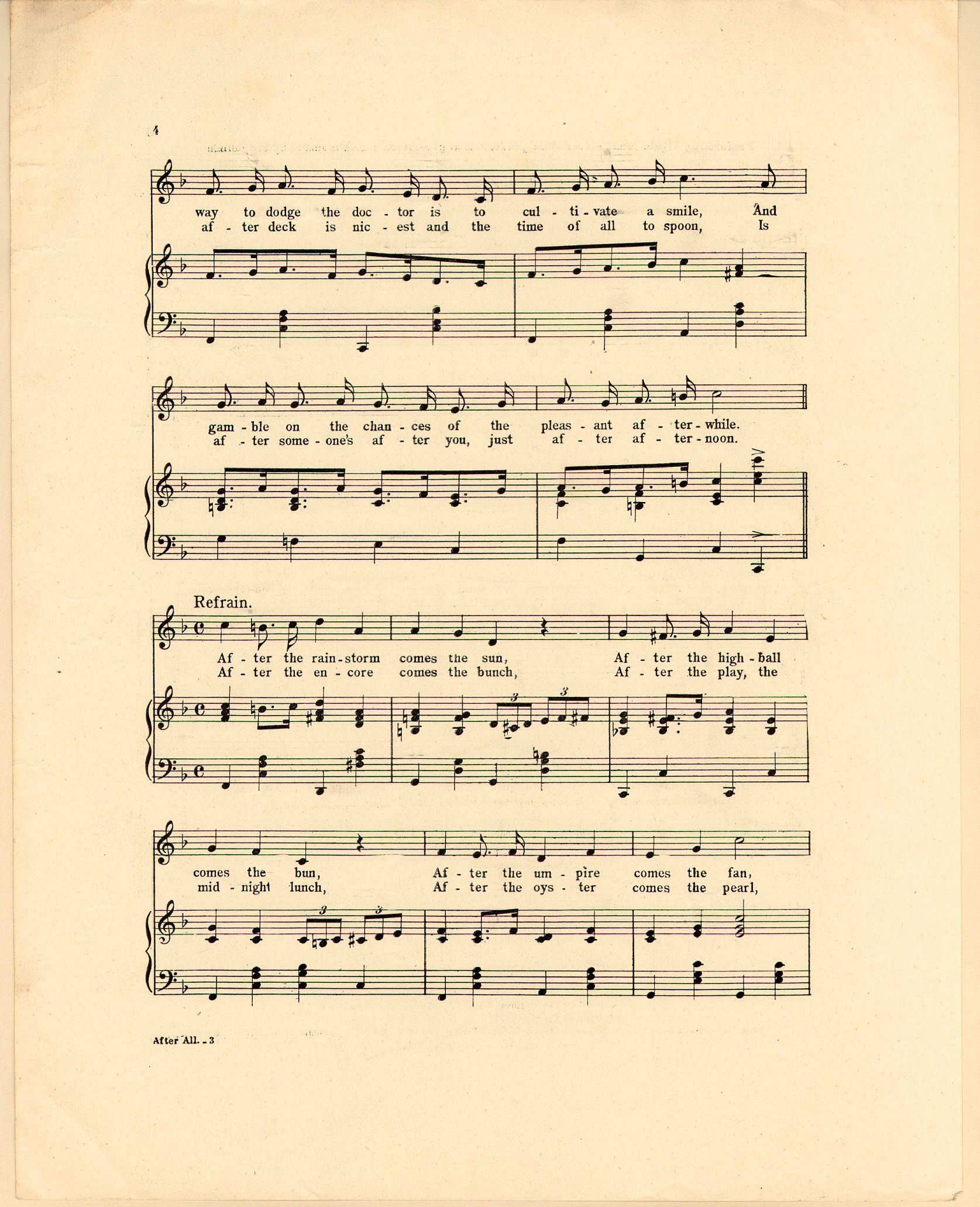 After all! [Historic American Sheet Music]