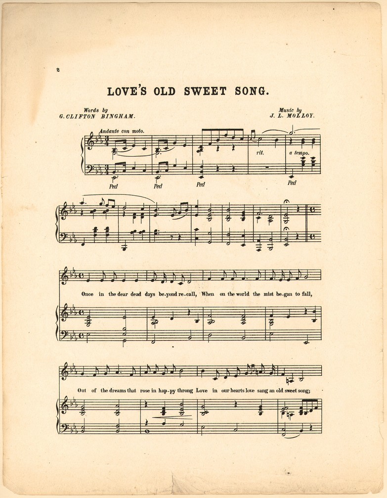 Amors erwachen - Love awake - Public domain American sheet music, 1885 -  PICRYL - Public Domain Media Search Engine Public Domain Search