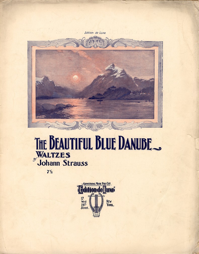 72dpi JPEG image of: Beautiful blue Danube waltzes; Op. 314