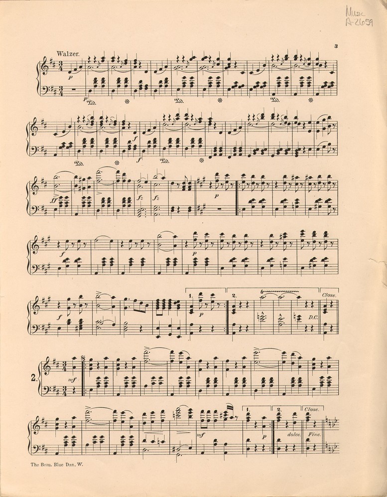 72dpi JPEG image of: Beautiful blue Danube waltzes; Op. 314