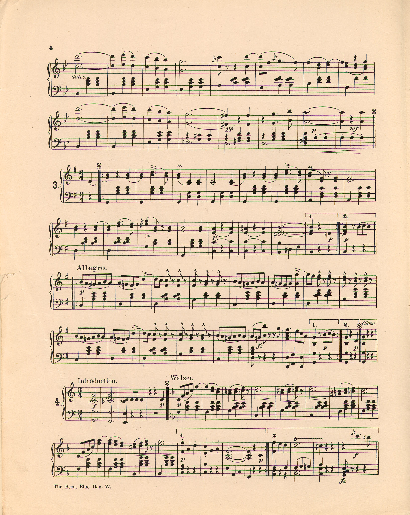 150dpi JPEG image of: Beautiful blue Danube waltzes; Op. 314