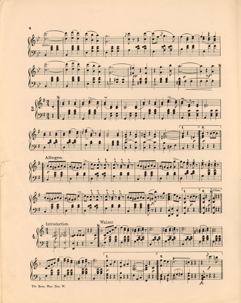 72dpi JPEG image of: Beautiful blue Danube waltzes; Op. 314