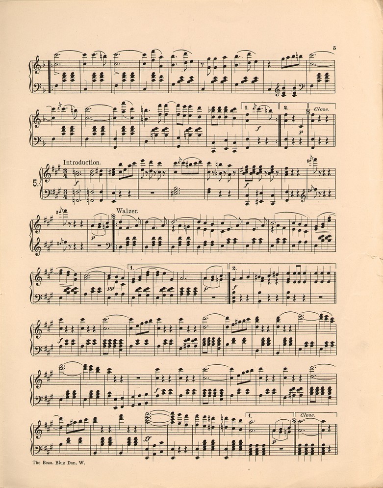 72dpi JPEG image of: Beautiful blue Danube waltzes; Op. 314