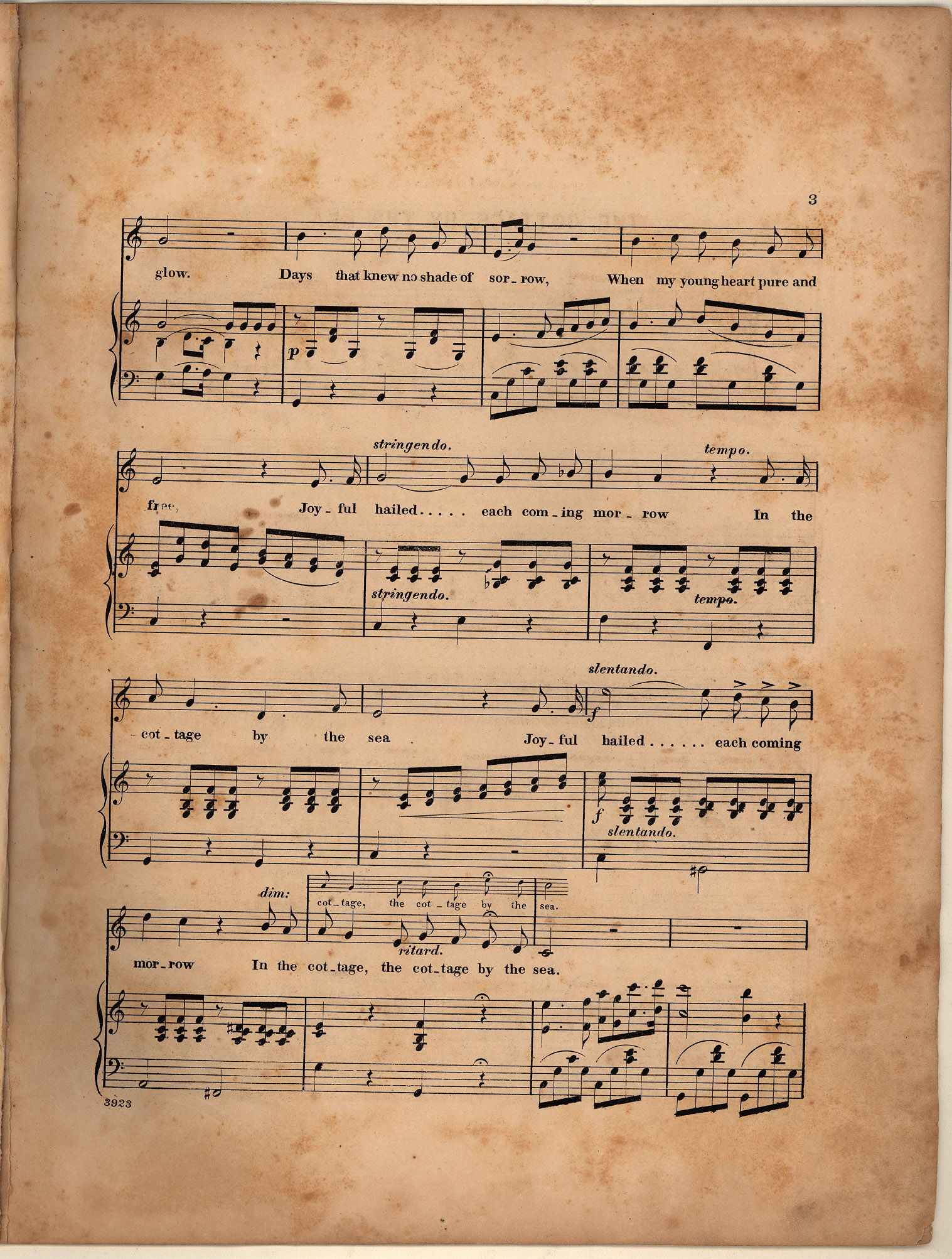 150dpi JPEG image of: Cottage by the sea