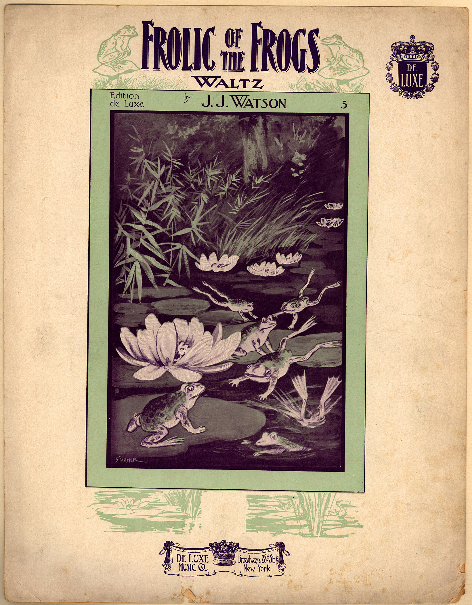 150dpi JPEG image of: Frolic of the frogs