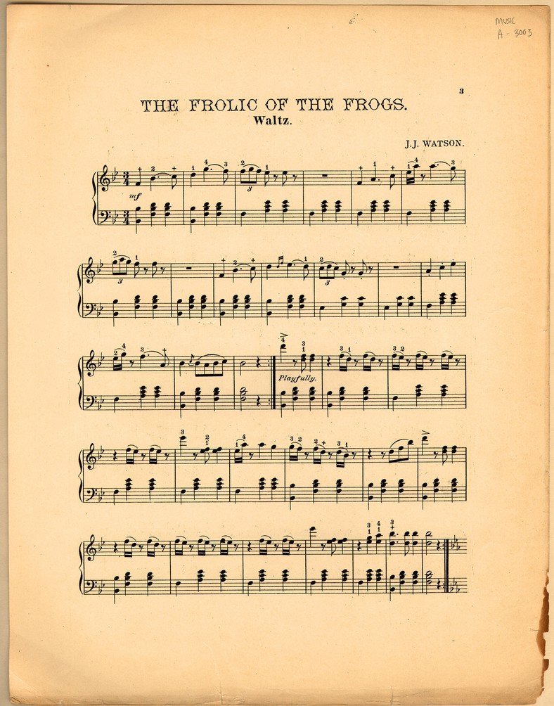 72dpi JPEG image of: Frolic of the frogs