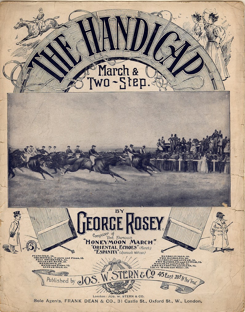 The handicap march & two-step dance [Historic American Sheet Music]