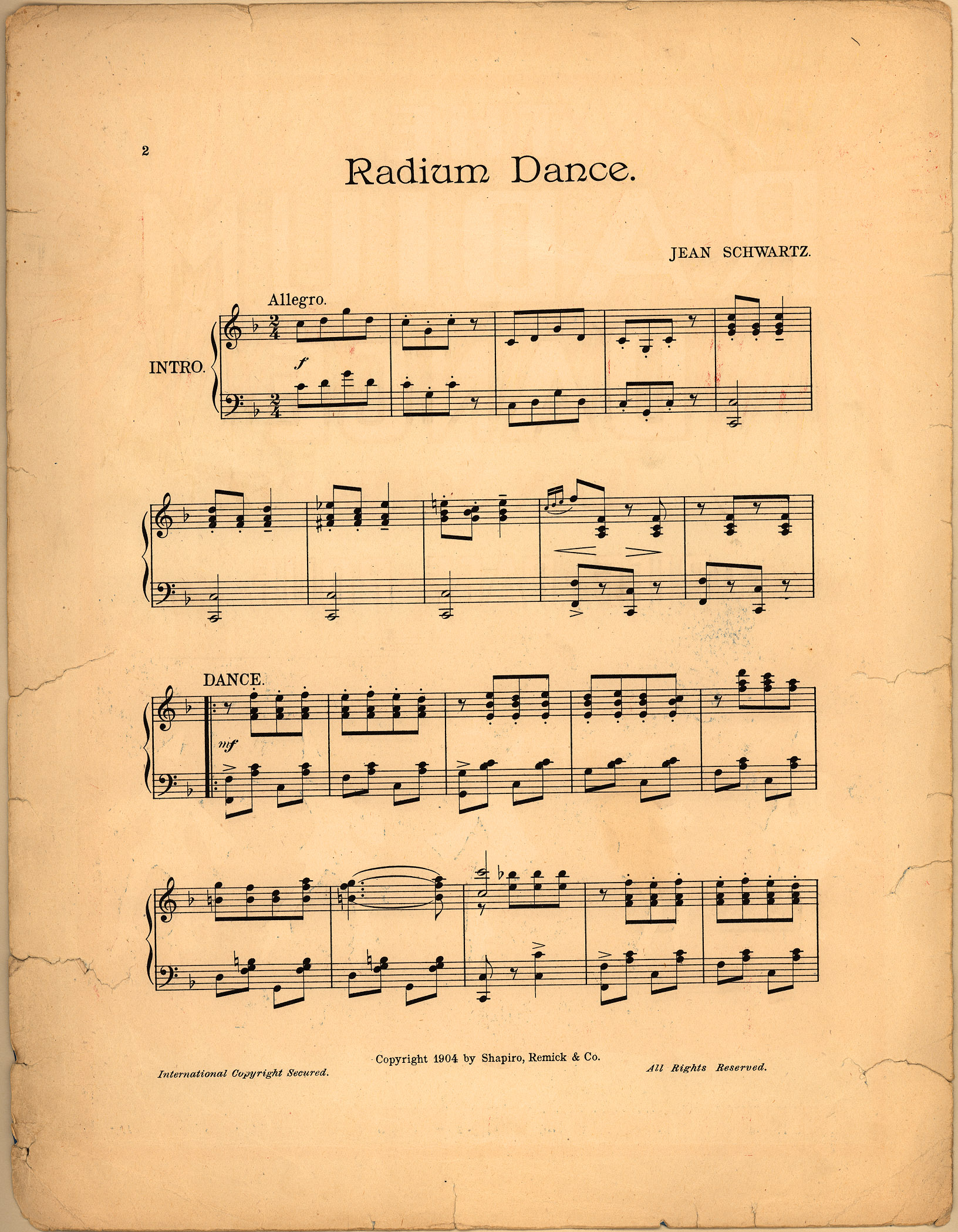 150dpi JPEG image of: The radium dance; Piff-paff-pouf