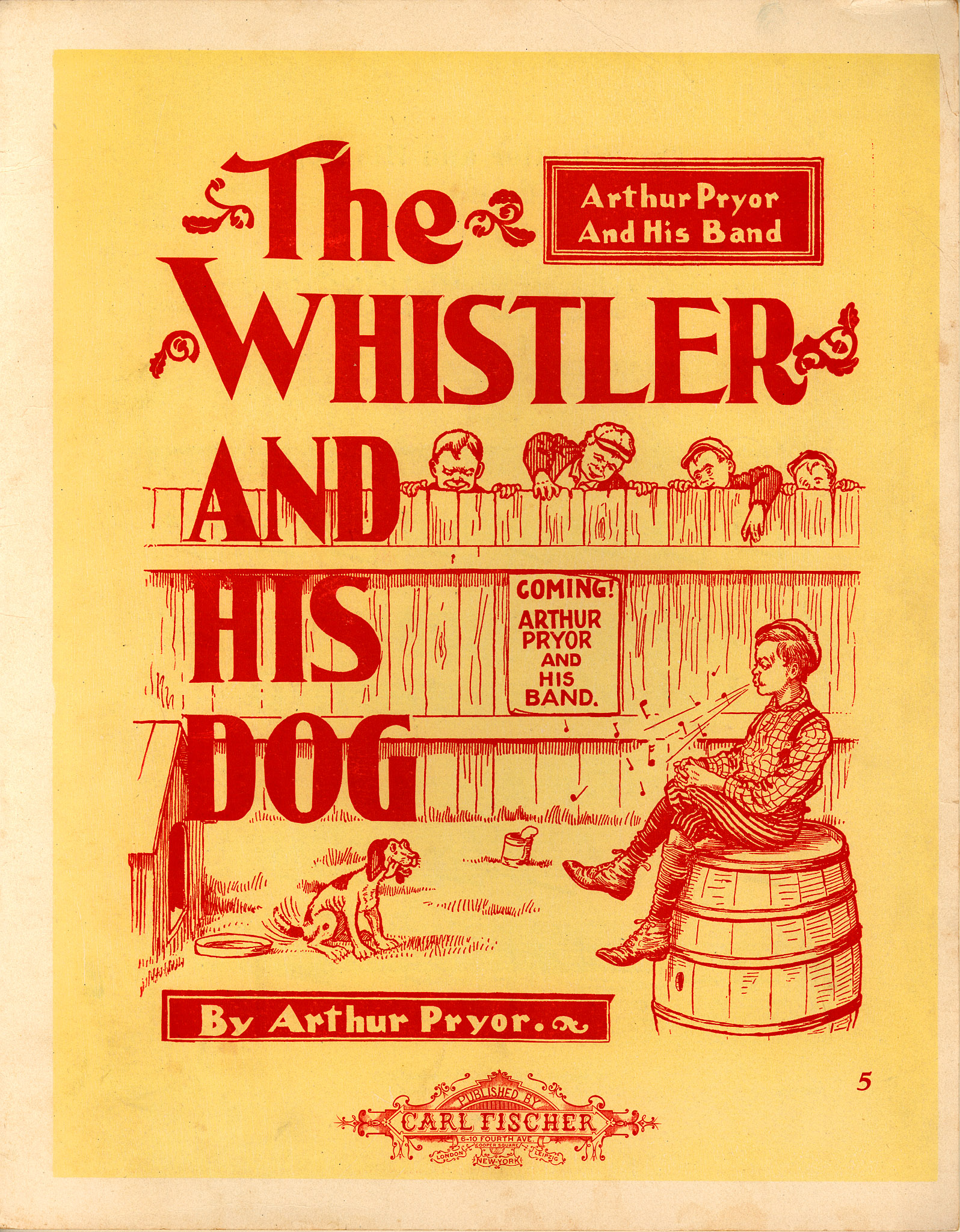 150dpi JPEG image of: The whistler and his dog; Caprice