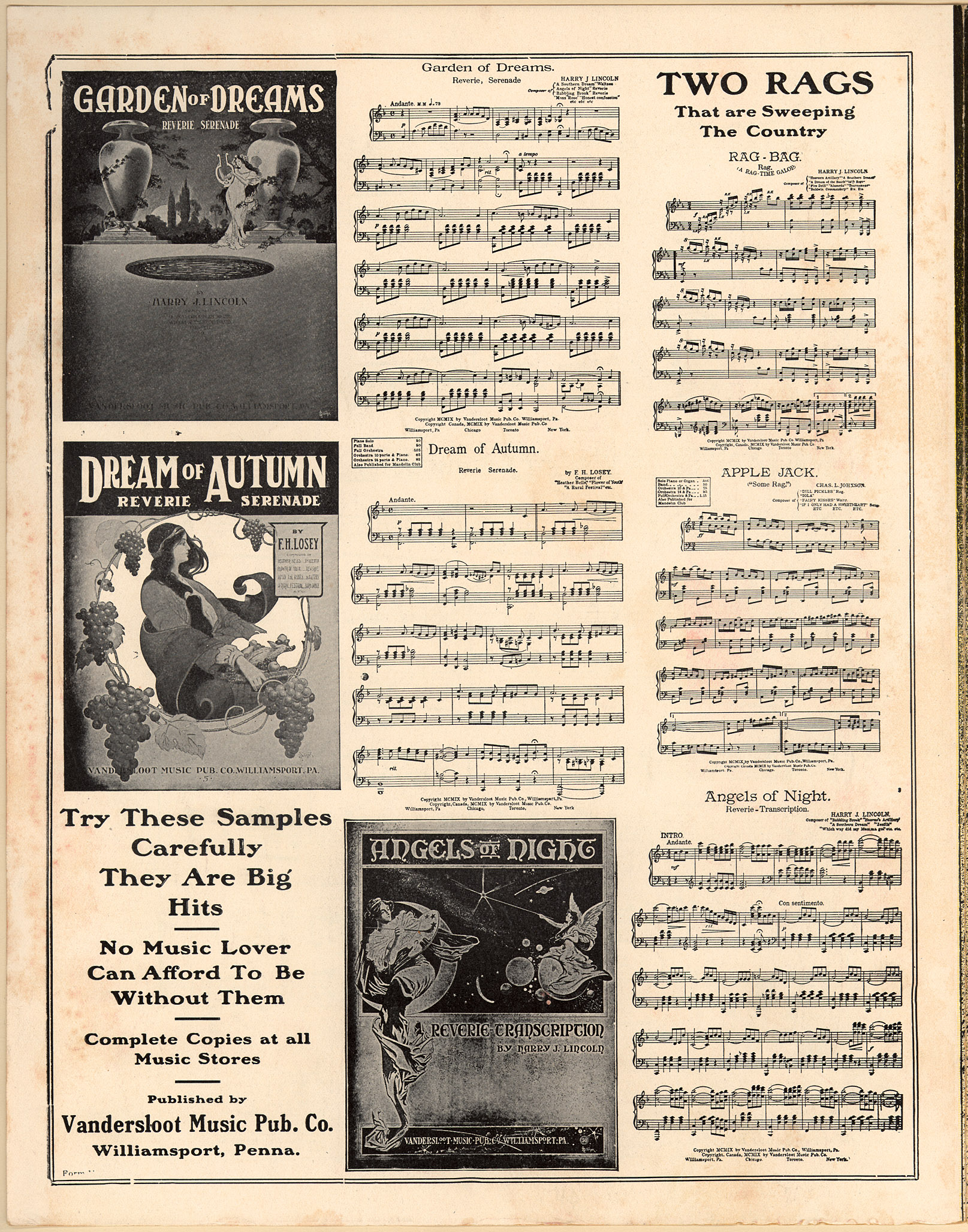150dpi JPEG image of: Tangle-foot rag; Op. 300; Tanglefoot rag