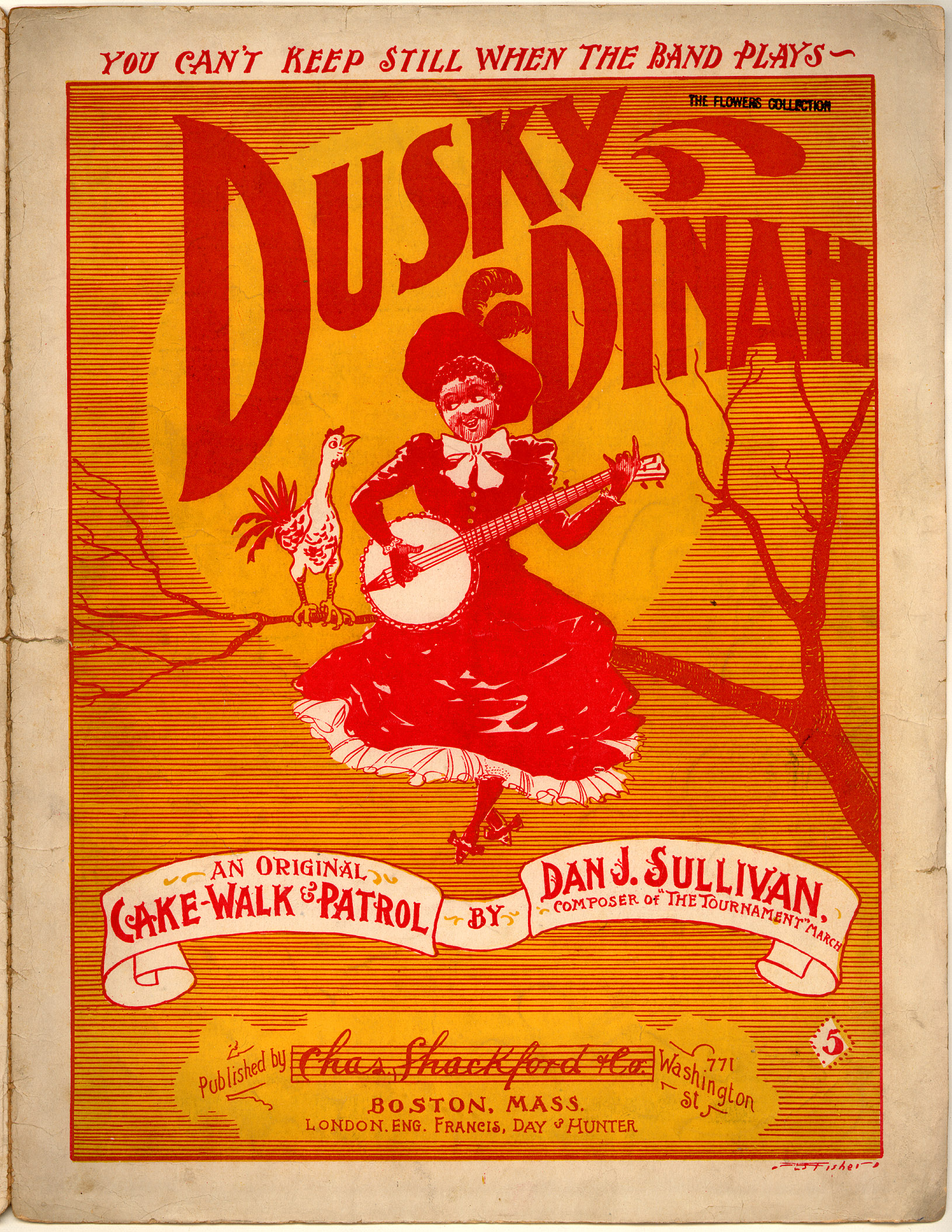 150dpi JPEG image of: Dusky Dinah : Cake-walk and patrol