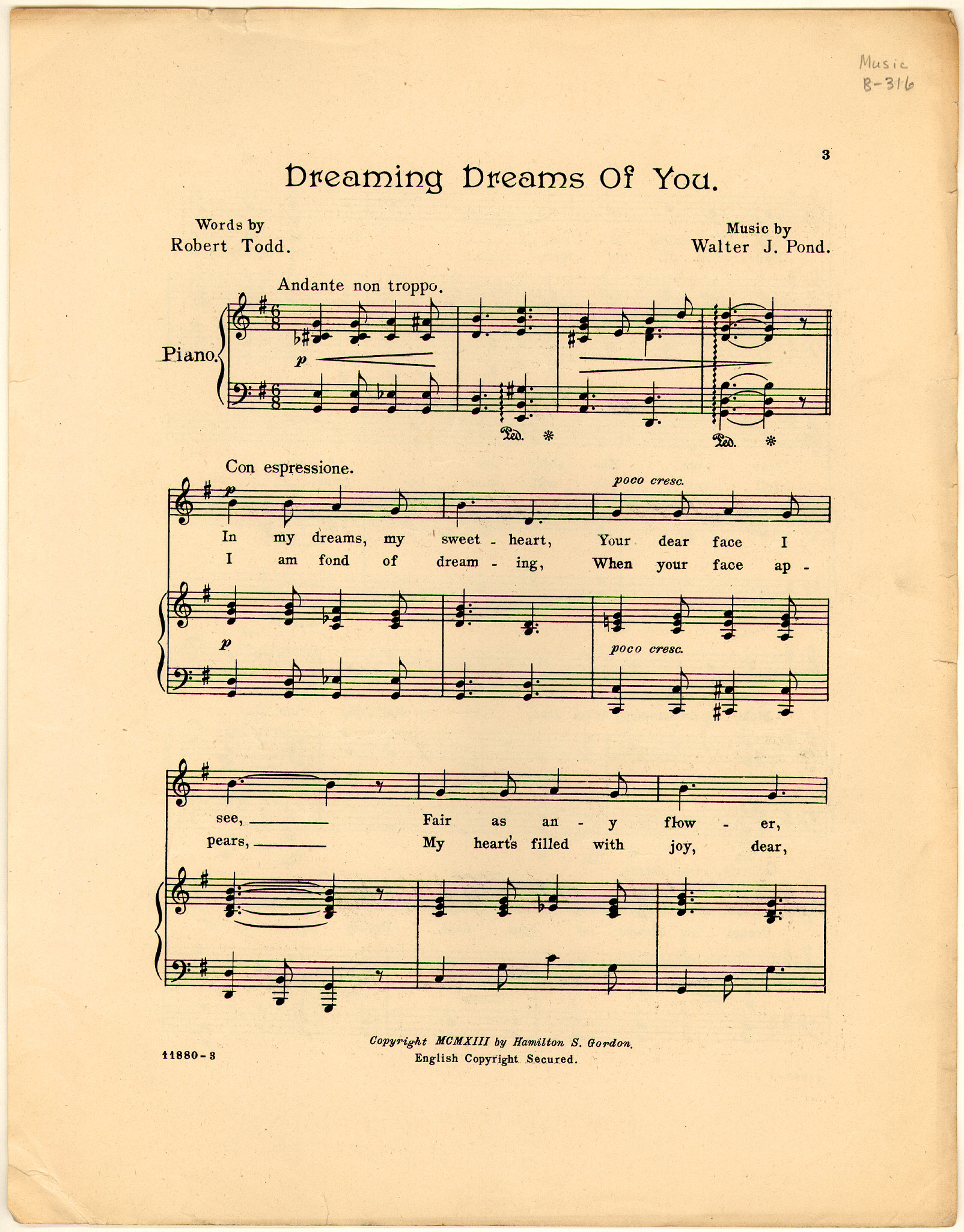 150dpi JPEG image of: Dreaming dreams of you