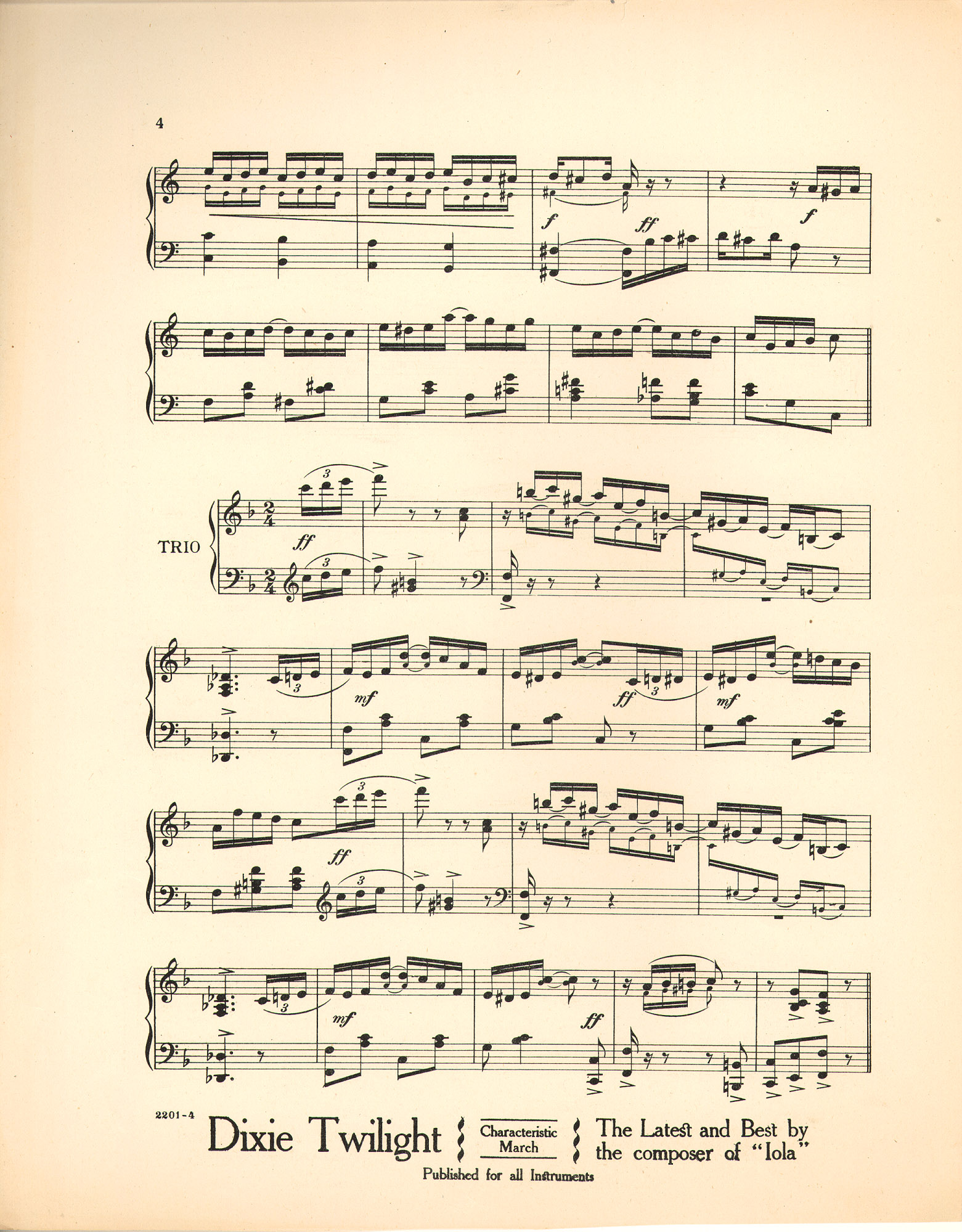 150dpi JPEG image of: Russian pony rag; A syncopated prance