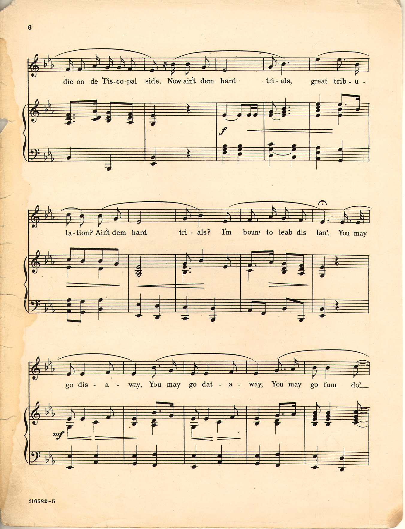 Hard trials; Mat. XXIV, 21; Mat. VIII, 20 [Historic American Sheet Music]