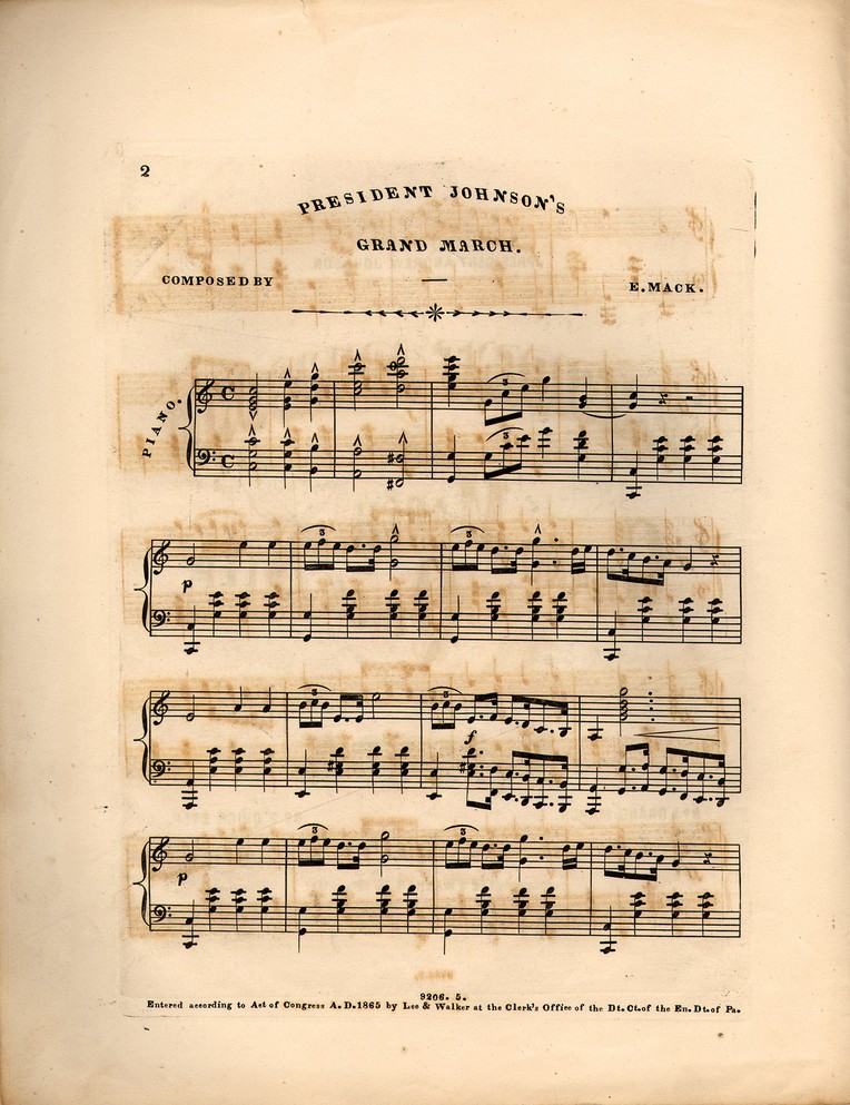 72dpi JPEG image of: President Johnson's grand march