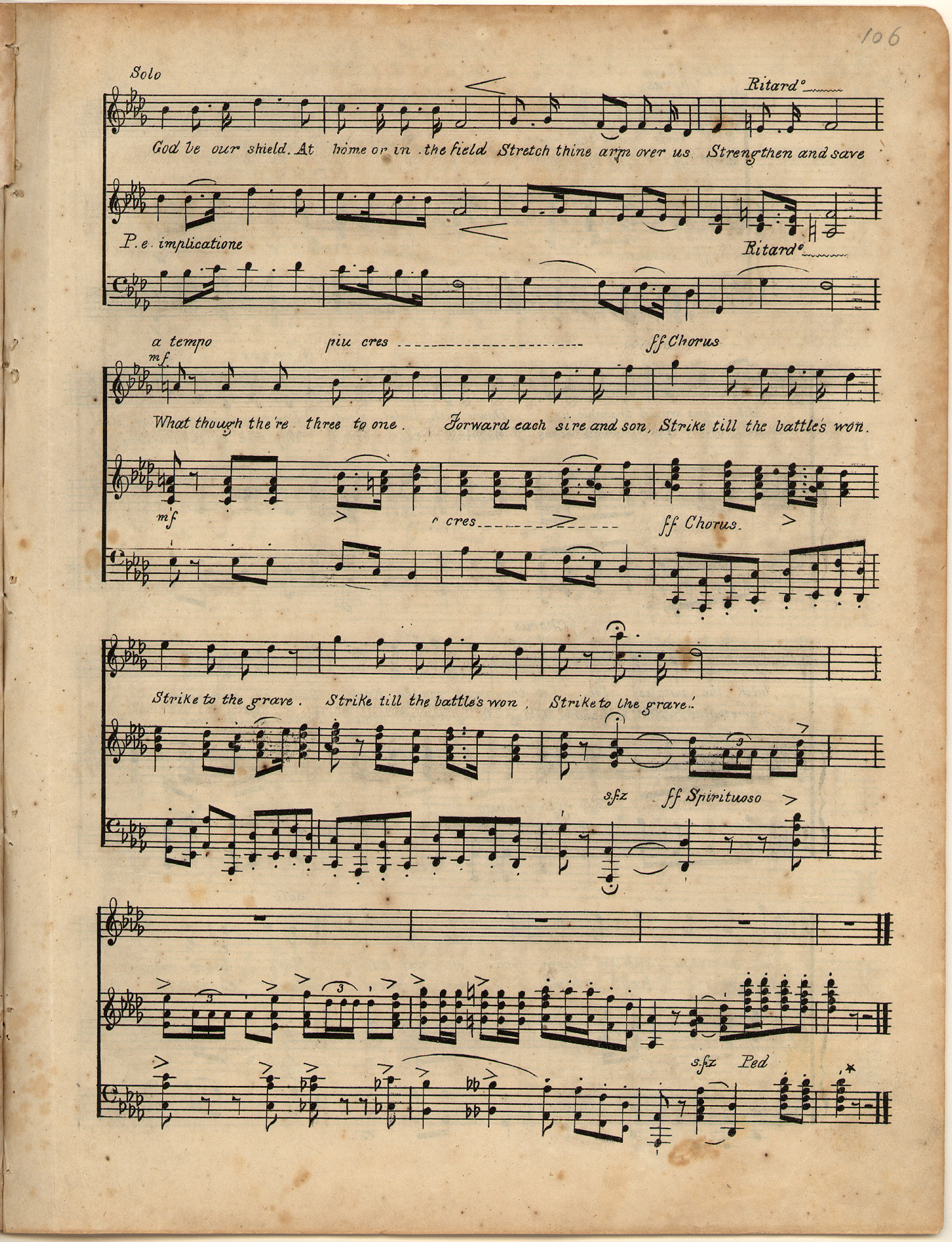 150dpi JPEG image of: God save the South; Our national Confederate anthem