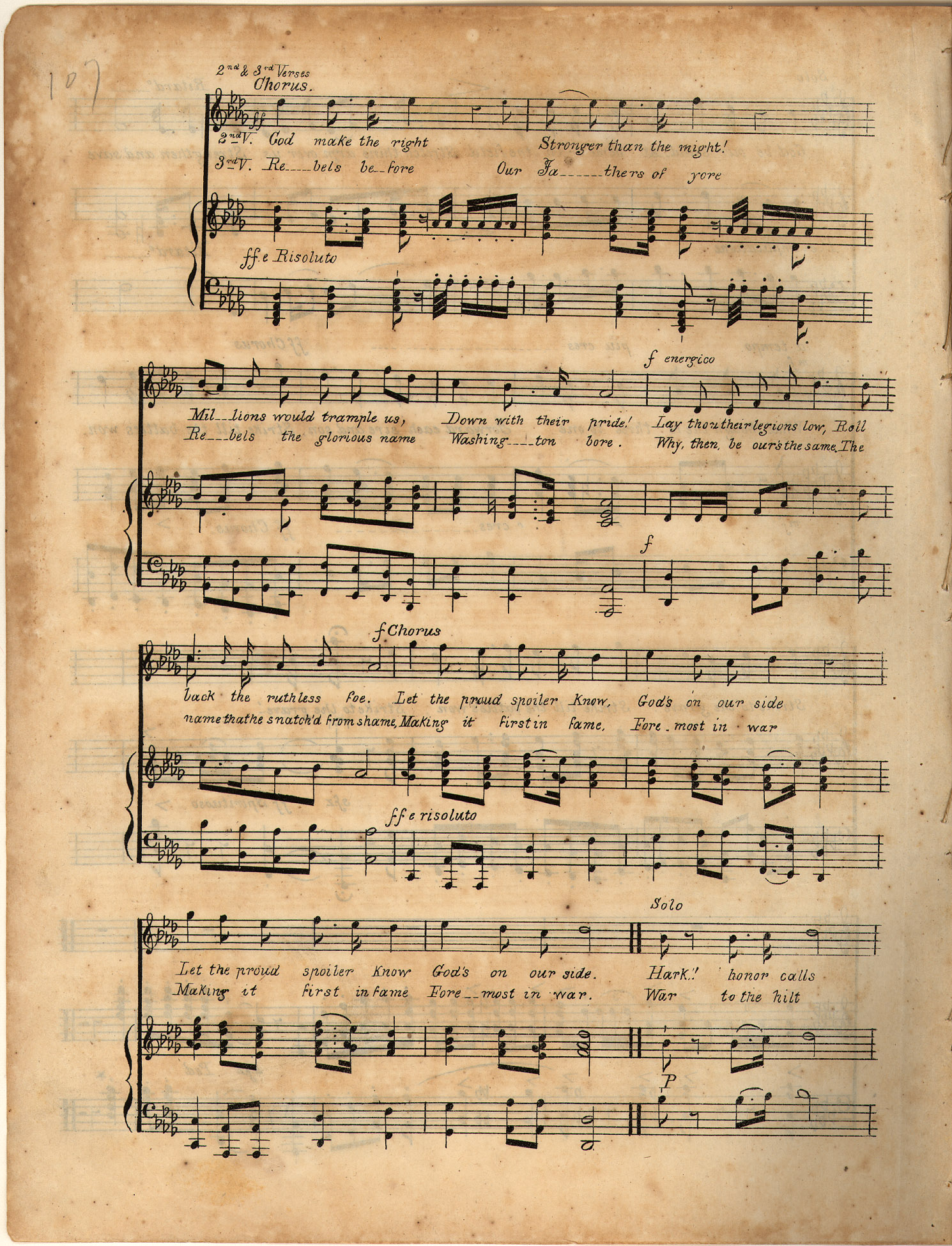 150dpi JPEG image of: God save the South; Our national Confederate anthem