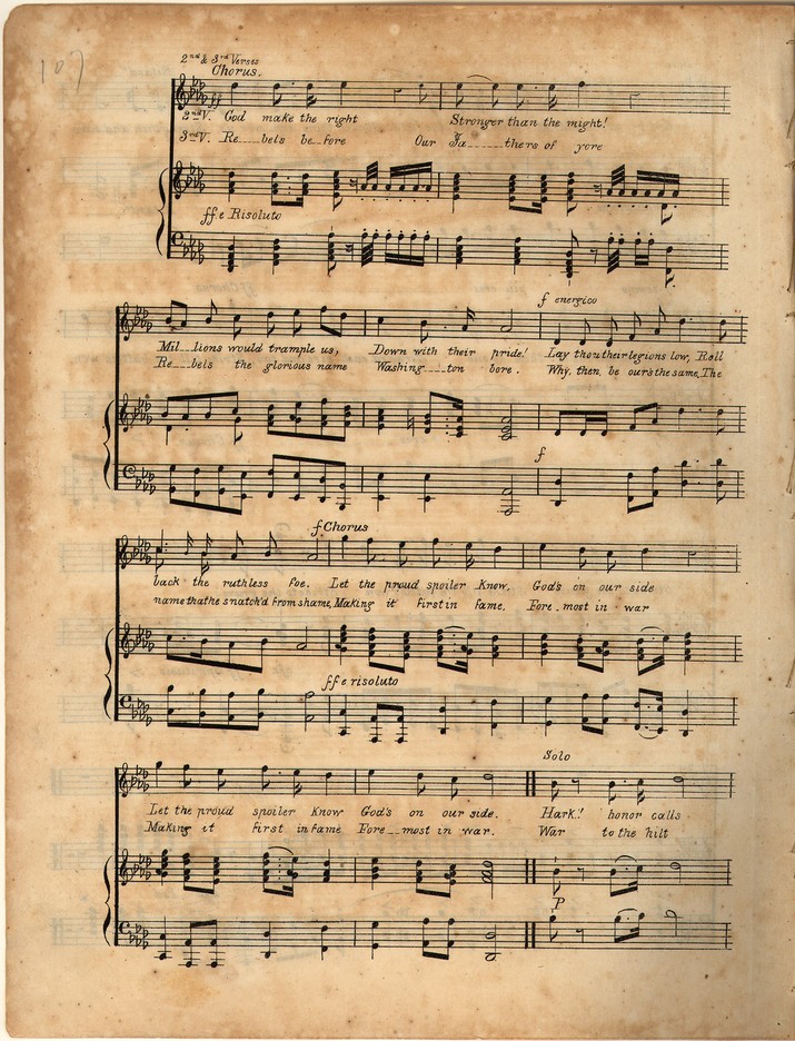 72dpi JPEG image of: God save the South; Our national Confederate anthem
