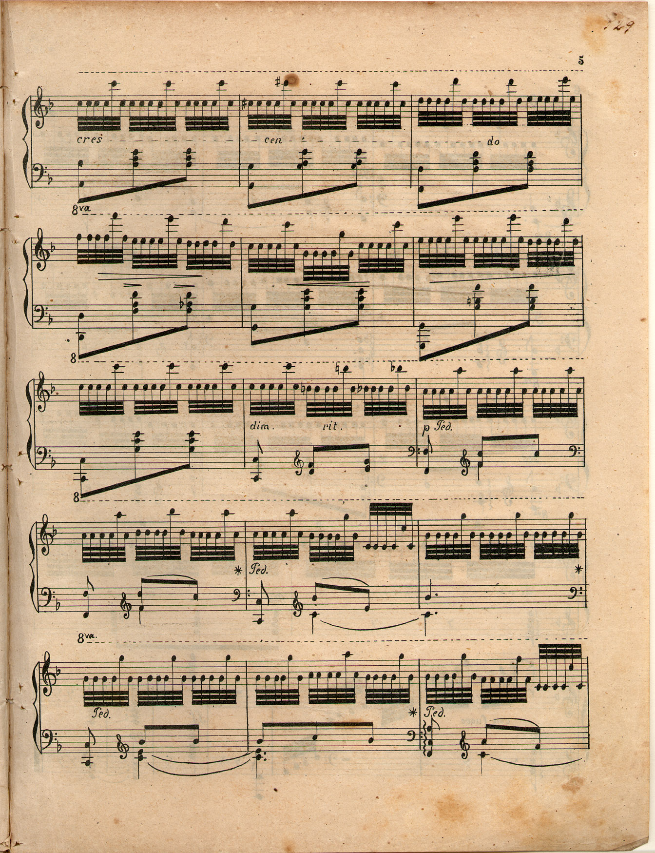 150dpi JPEG image of: Silvery shower; Tremolo etude on a melody of Balfe; Tremolo etude
