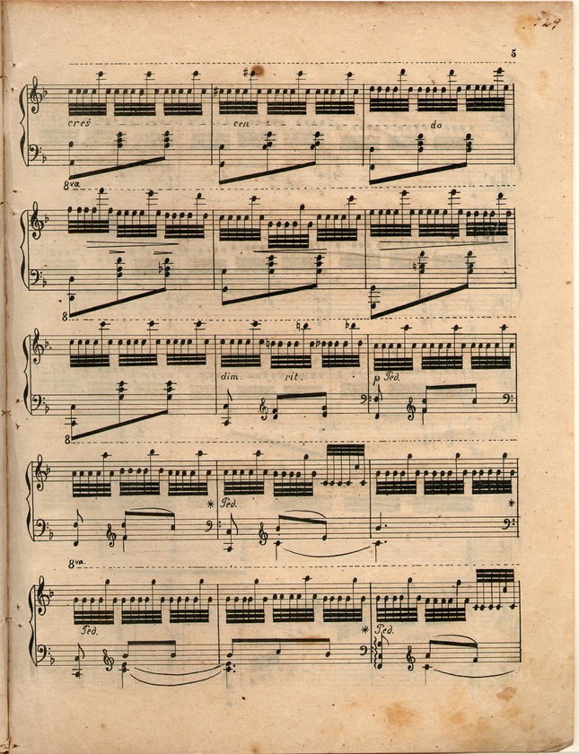 72dpi JPEG image of: Silvery shower; Tremolo etude on a melody of Balfe; Tremolo etude