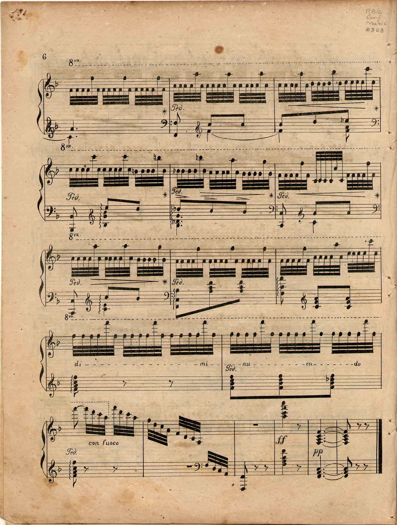 150dpi JPEG image of: Silvery shower; Tremolo etude on a melody of Balfe; Tremolo etude