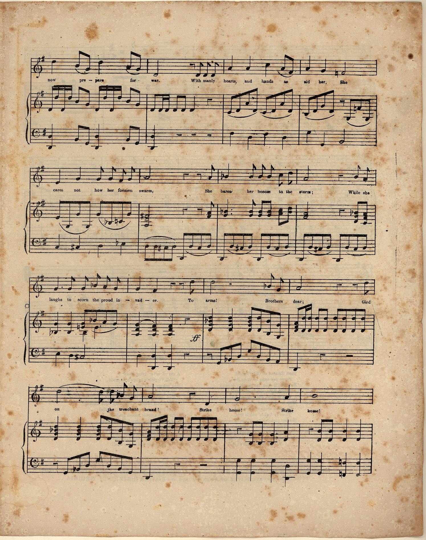 150dpi JPEG image of: Virginian marseillaise