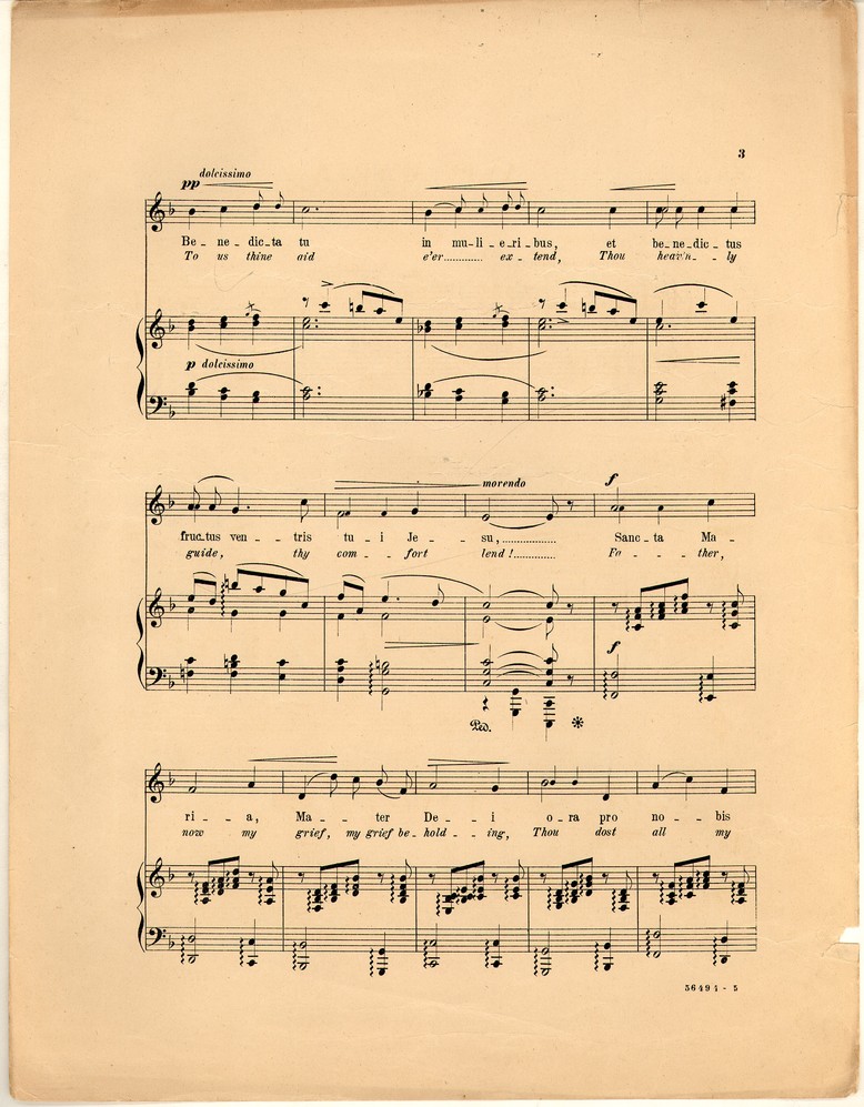 72dpi JPEG image of: Ave Maria; Intermezzo from Cavalleria rusticana