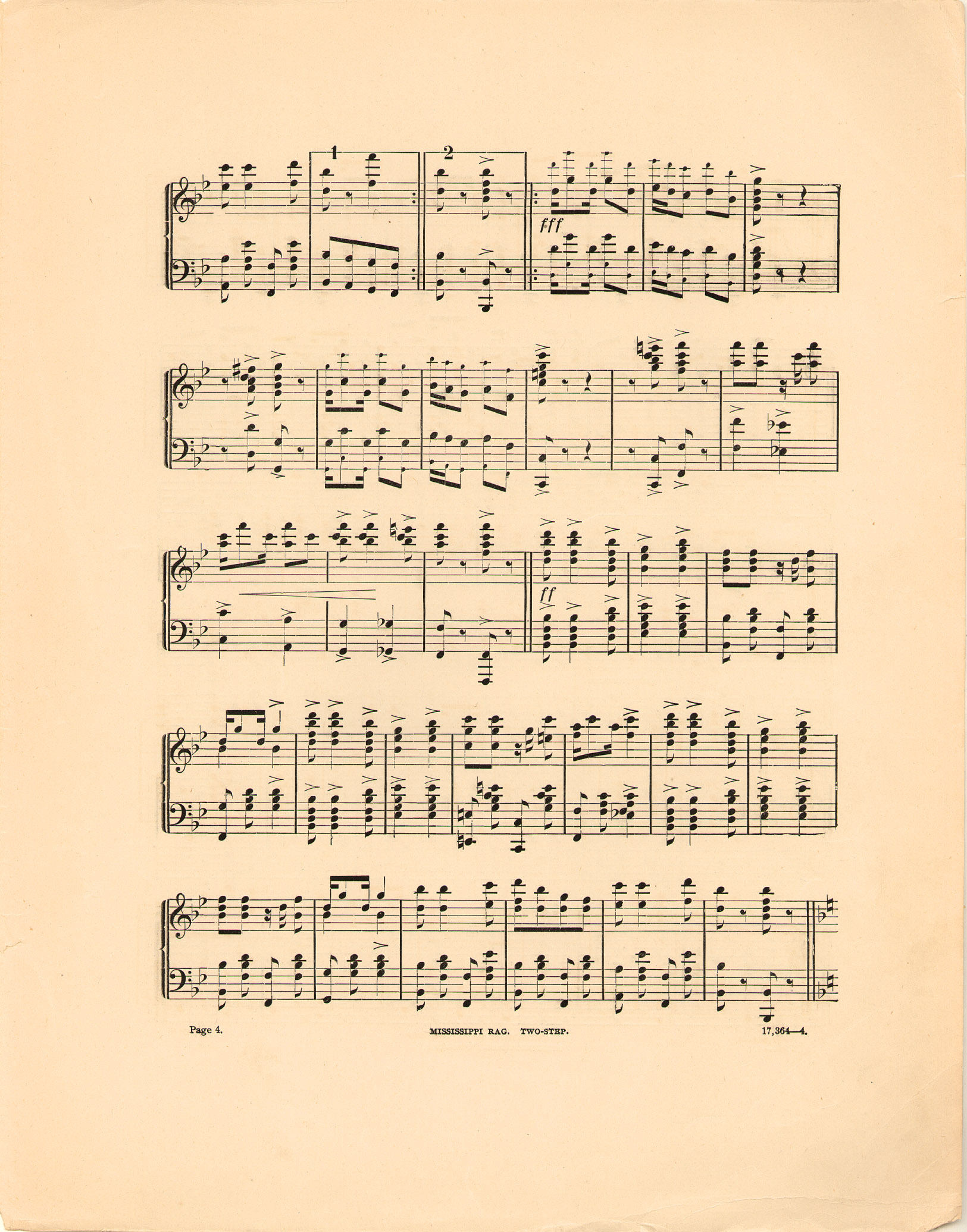 150dpi JPEG image of: Mississippi rag two-step