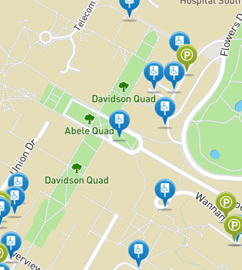 Find Parking near the Libraries