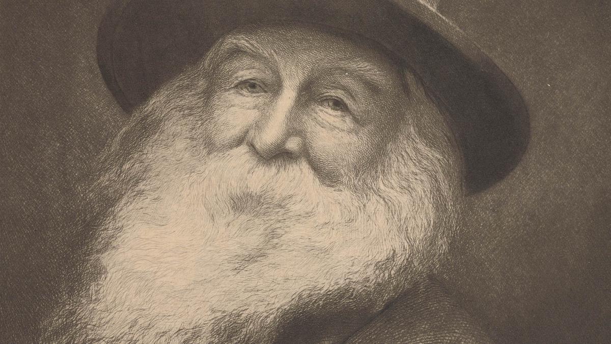Walt Whitman etching