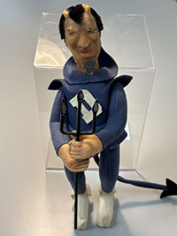 Steiff blue devil doll