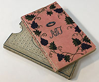 Peacock case and binding