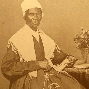 Cabinet card sold by Sojourner Truth to support her work, 1864