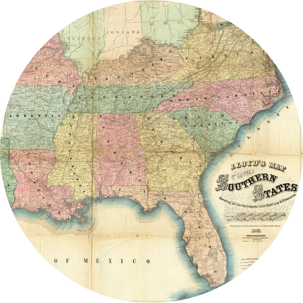 southern states map